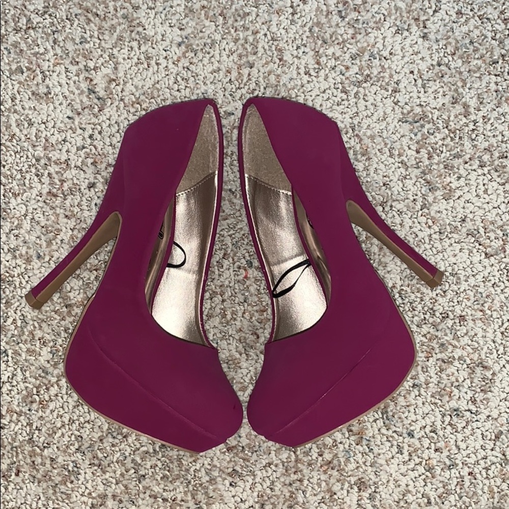 Pink Platform Heels - Picture 3 of 4